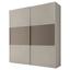 Schwebetürenschrank Includo 188cm Sand/umbra - Sandfarben/Taupe, MODERN, Glas/Holzwerkstoff (188/222/68cm) Schwebetürenschrank Includo 188cm Sand/umbra - Sandfarben/Taupe, MODERN, Glas/Holzwerkstoff (188/222/68cm)
