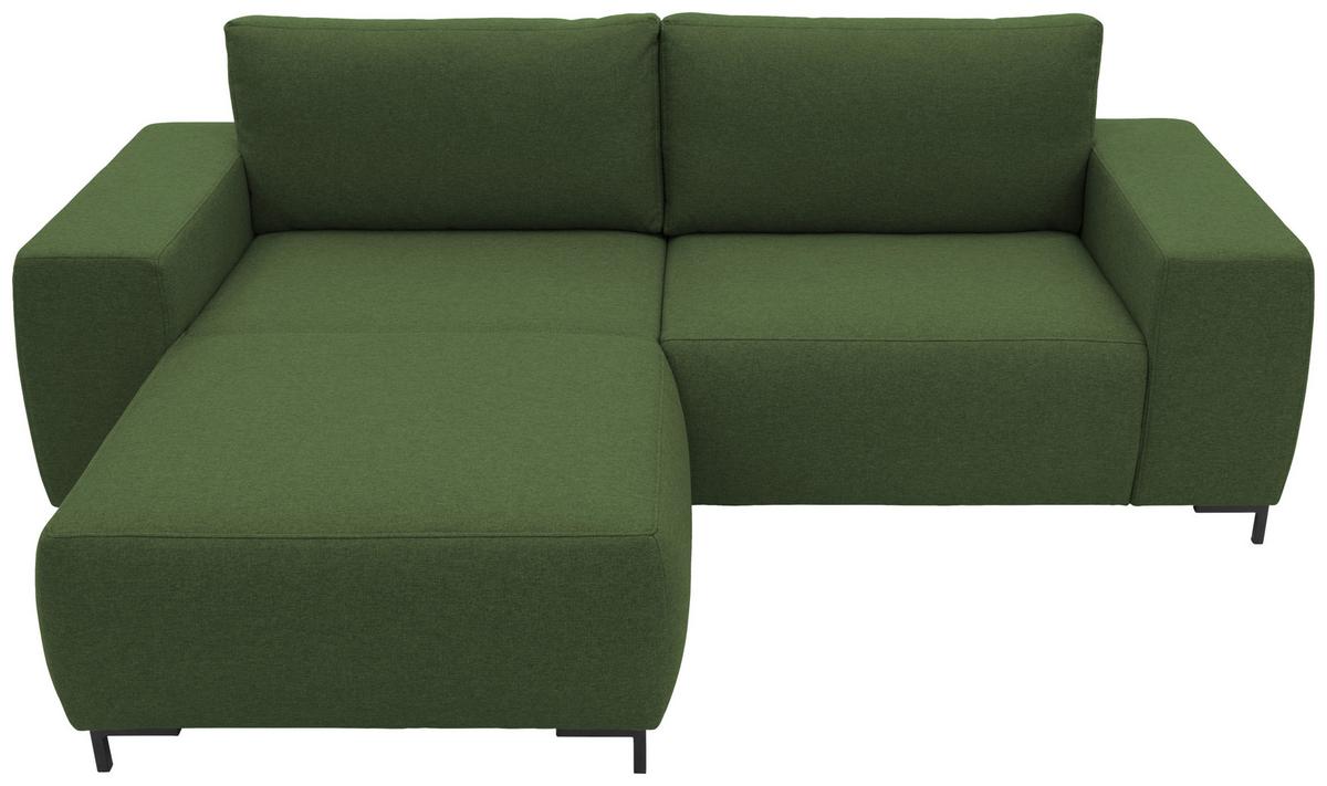 Ecksofa Looks Vi Grün - Schwarz/Grün, Design, Textil (242/160cm) - LOOKS by W.Joop