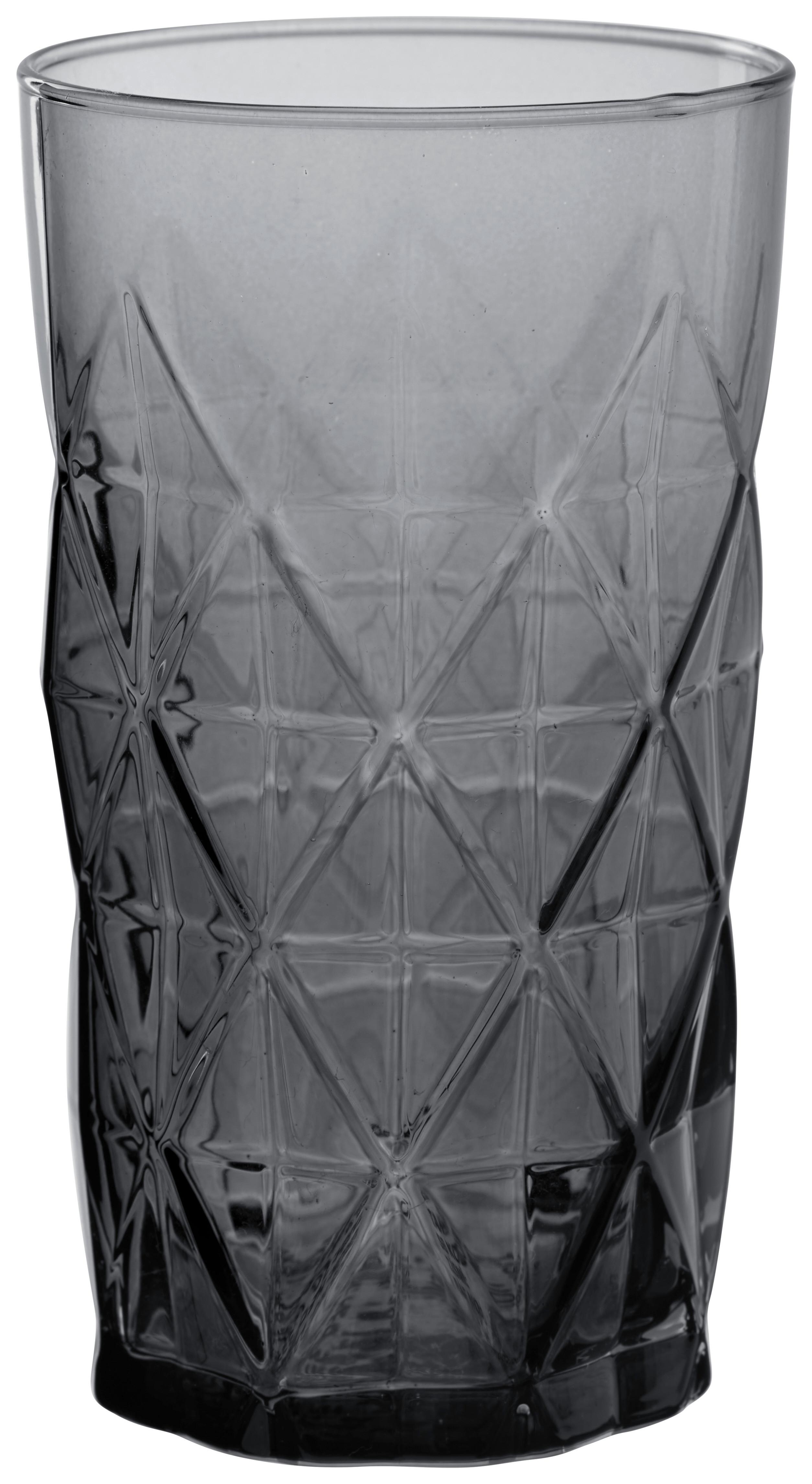 Sklenička Na Longdrink Black Skye - tmavě šedá, Moderní, sklo (8,1/13,5cm) - Premium Living