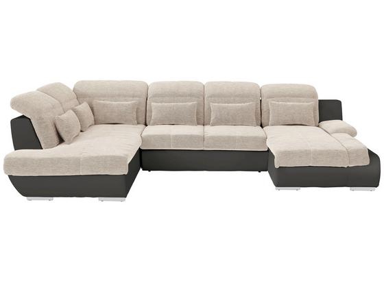 Sedací Souprava Multi - tmavě šedá/béžová, Moderní, textil (228/345cm) Sedací Souprava Multi - tmavě šedá/béžová, Moderní, textil (228/345cm)