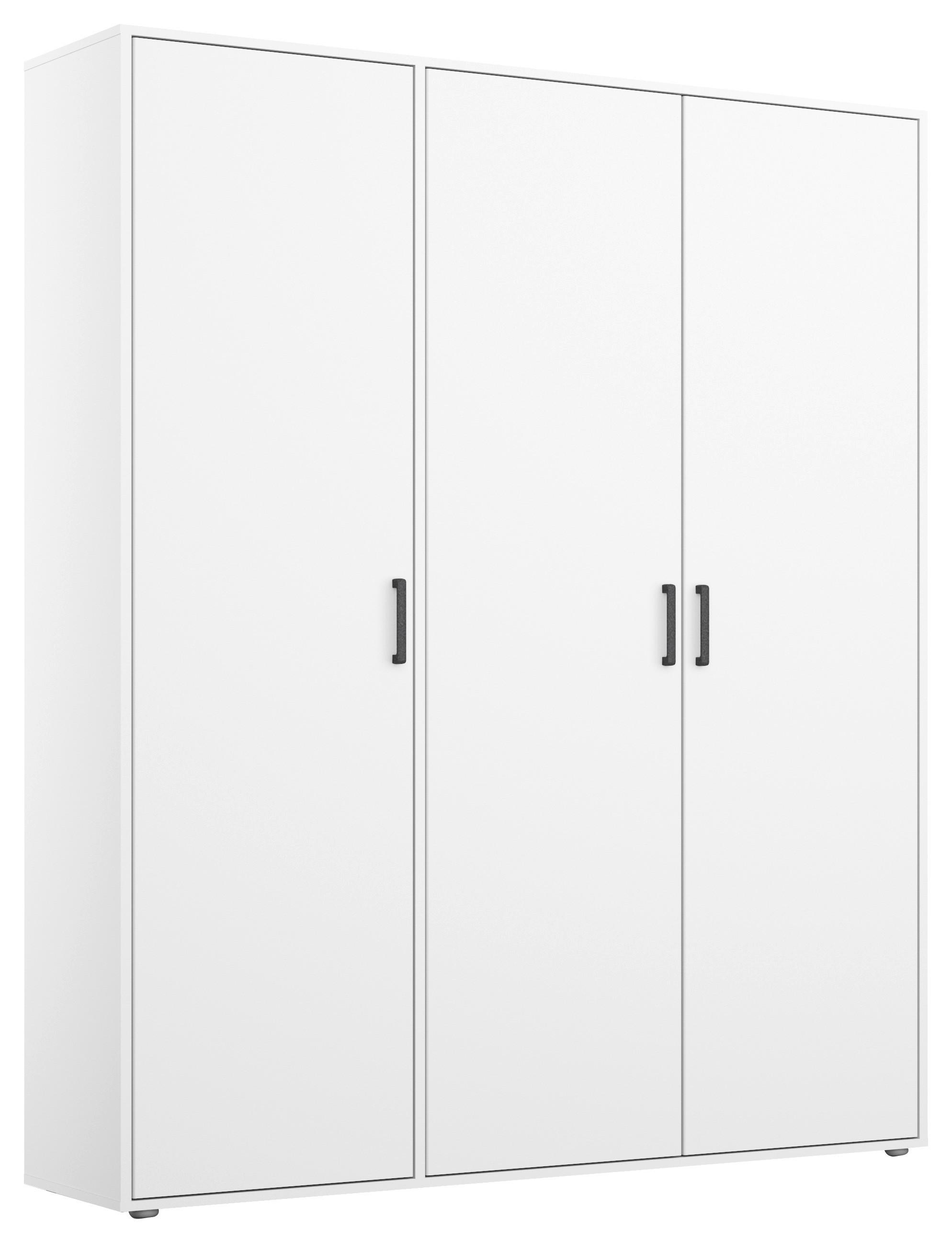 Drehtürenschrank Voyager Weiß B: 140 Cm - Weiß, MODERN, Holzwerkstoff (140/194/53cm) - Rauch Möbel