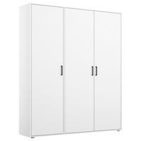 Drehtürenschrank Voyager Weiß B: 140 cm - Weiß, MODERN, Holzwerkstoff (140/194/53cm) - Rauch Möbel