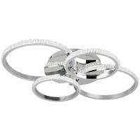 Led-deckenleuchte R67364106  Cires - Chromfarben, Design, Metall (65,5/8,5cm)
