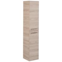 Hochschrank Mit Türdämpfer B. Clever B: 30cm Esche Dekor - Eschefarben, MODERN, Glas/Holzwerkstoff (30/159/32cm) - MID.YOU