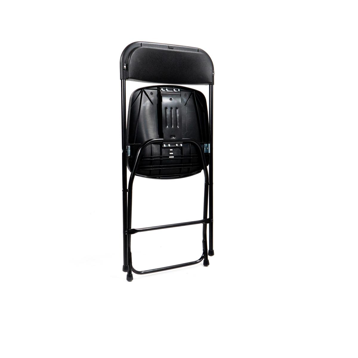 Klappsessel-set 7x Budget Klappstuhl - Schwarz, LIFESTYLE, Kunststoff/Metall (43/80/49cm)
