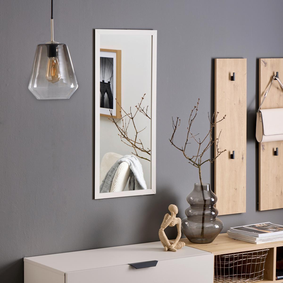 SPIEGEL Acustica, Kaschmir B: 80 cm - Kaschmir, MODERN, Glas/Holzwerkstoff (80/35cm)