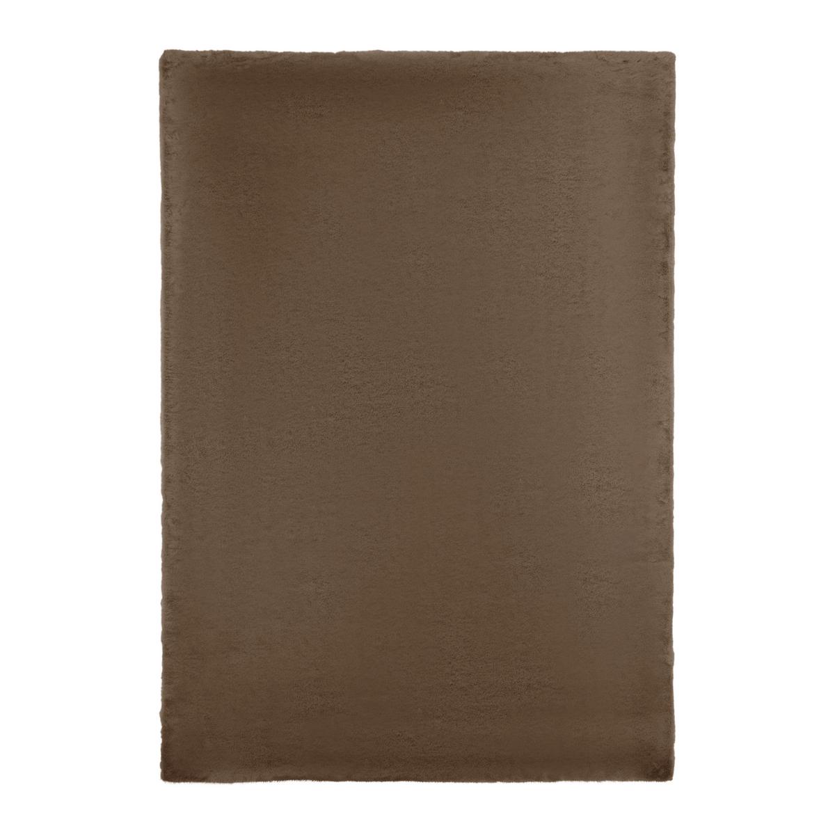 UMĚLÁ KOŽEŠINA CAROLINE 3 - tmavě hnědá/hnědá, Konvenční, textil (160/220cm) - Mömax
