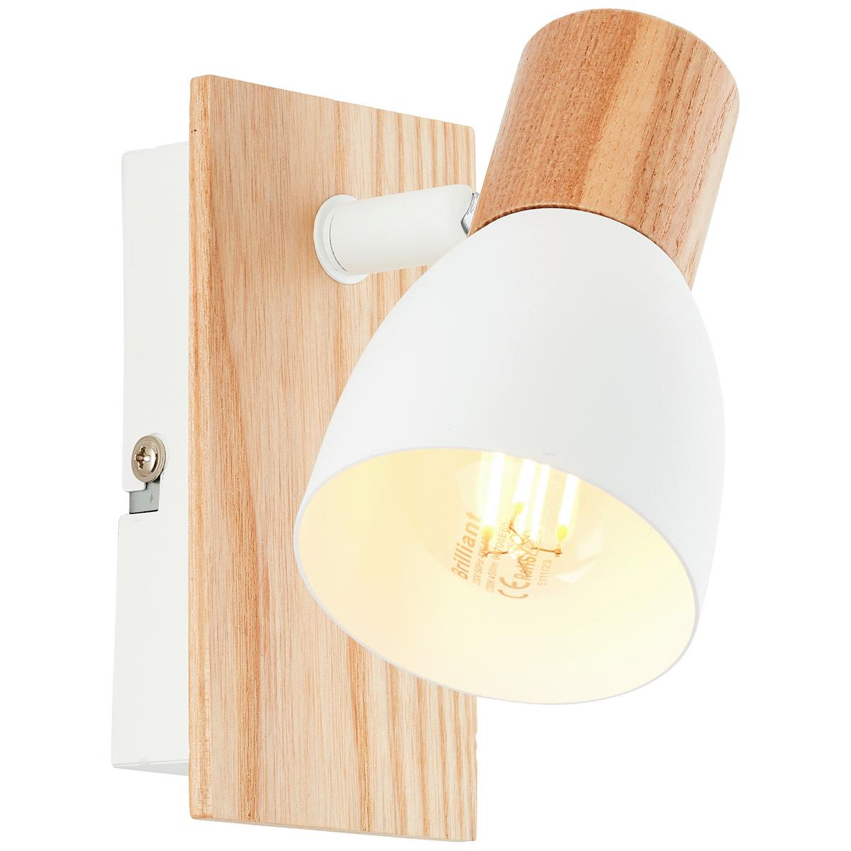 Strahler 99710/75 Daintree - Naturfarben/Weiß, Basics, Holz/Metall (7/14cm) - Brilliant