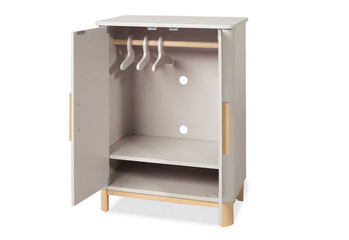 PUPPENKLEIDERSCHRANK PUPPENSCHRANK - Beige/Naturfarben, Basics, Holz (48/65/30cm) - Pinolino