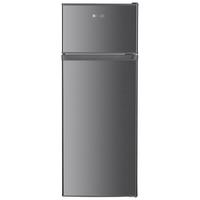 Kühl-Gefrier-Kombination Nabo Kgs 2065 Edelstahlfarben - Edelstahlfarben, Basics, Glas/Kunststoff (54,5/143/55,5cm) - Nabo