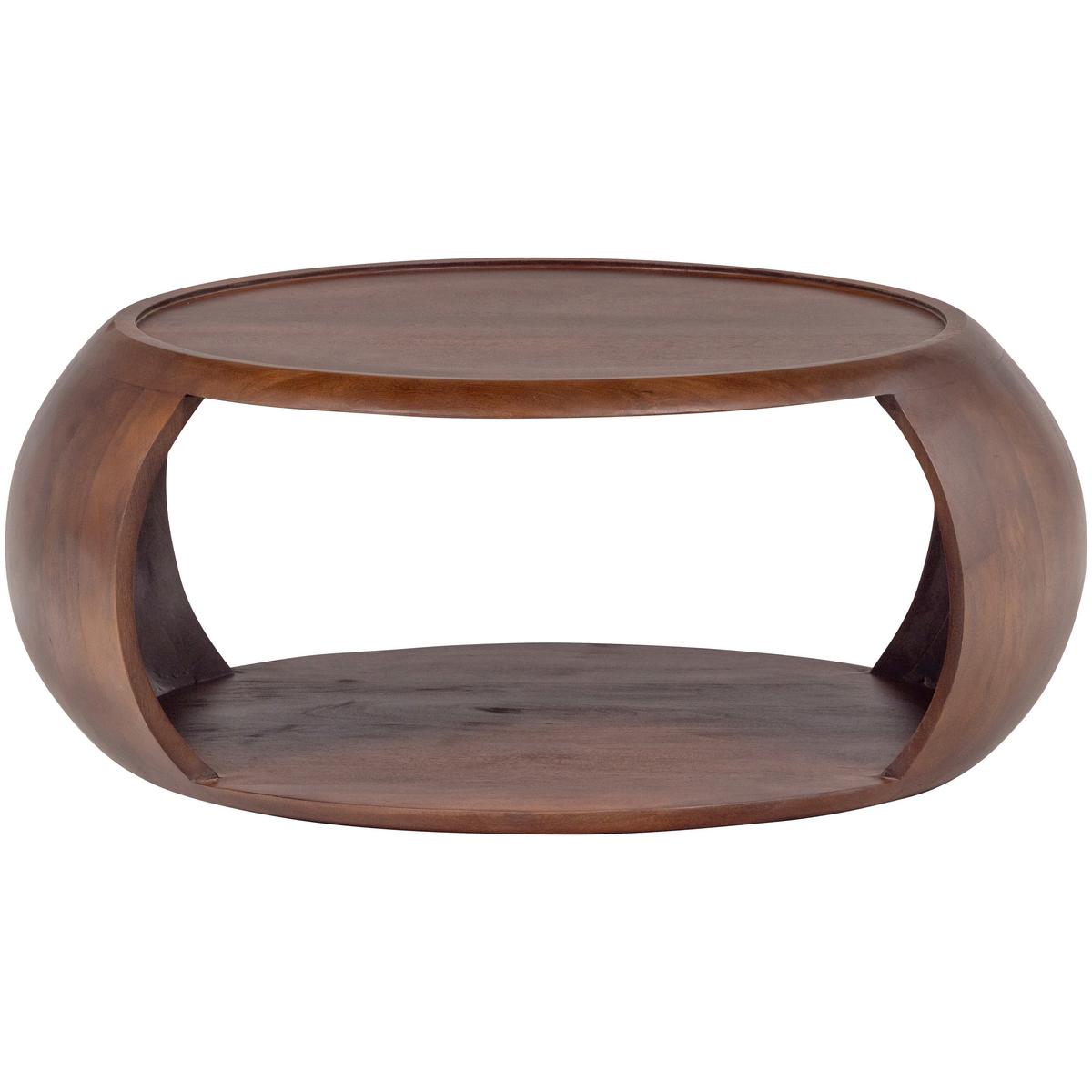 Couchtisch Cole Braun B: 72 cm - Braun, Design, Holz (72/72/36cm) - Livetastic