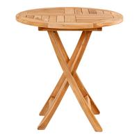 Gartentisch Oviedo Braun B: 70 cm - Braun, MODERN, Holz (70/70/75cm) - MID.YOU