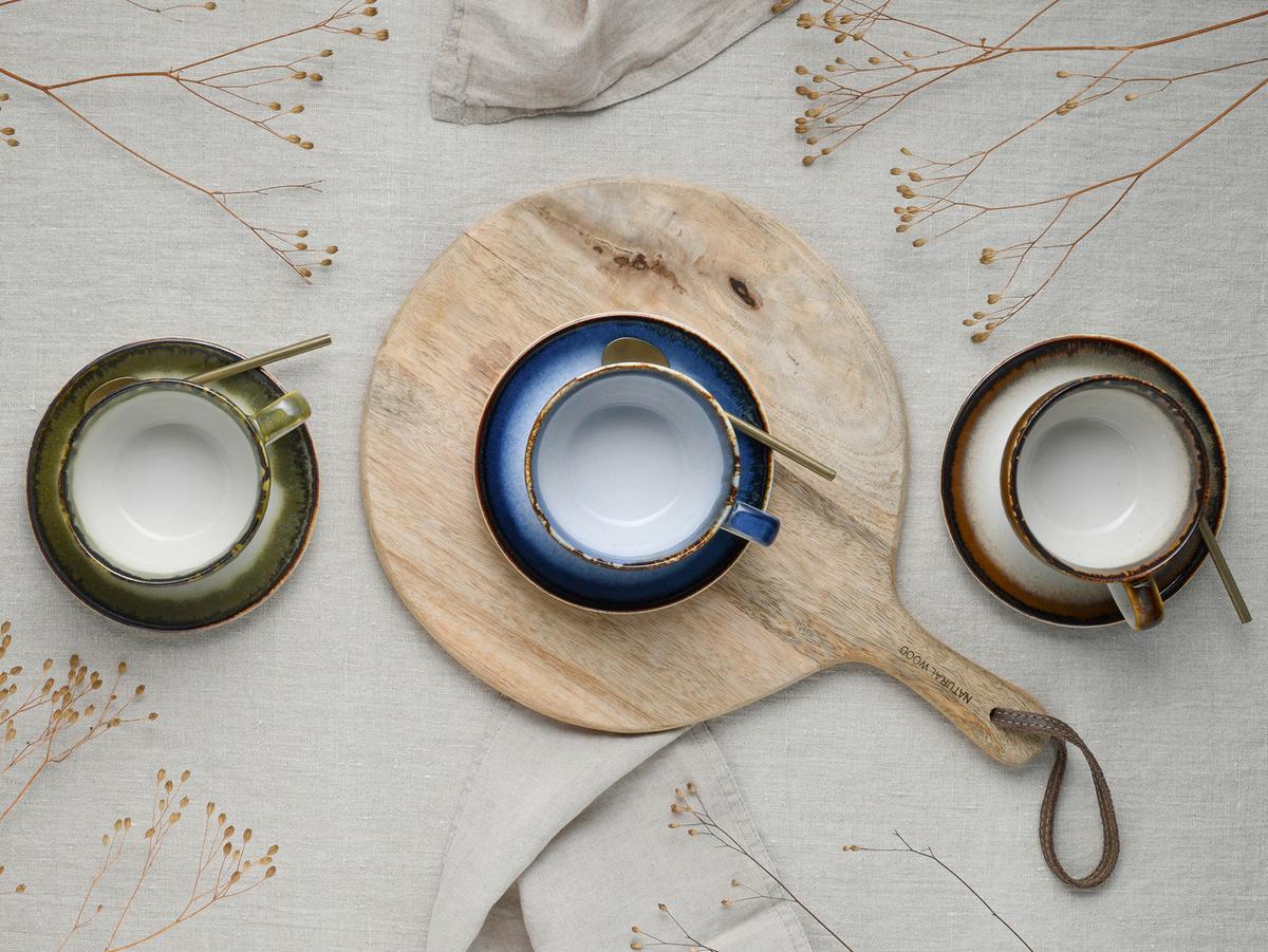 Tassenset Cascade Mix Multicolor L: 30 cm - Multicolor, Basics, Keramik - Creatable