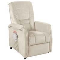 Fernsehsessel Harry Beige B: 77 cm - Beige/Schwarz, Design, Textil (77/107/88cm) - Livetastic