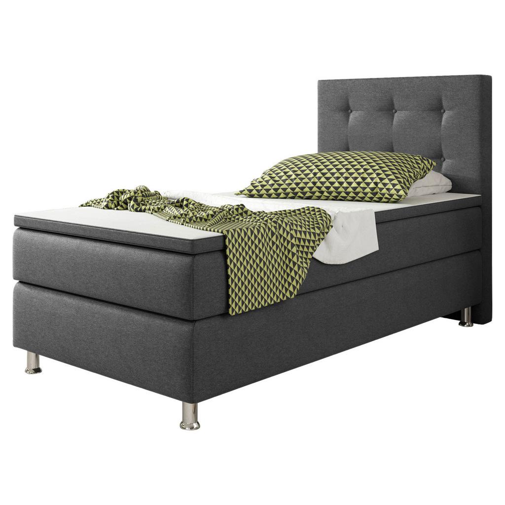 Boxspringbett mit Topper / Matratze 90x200 cm Köln