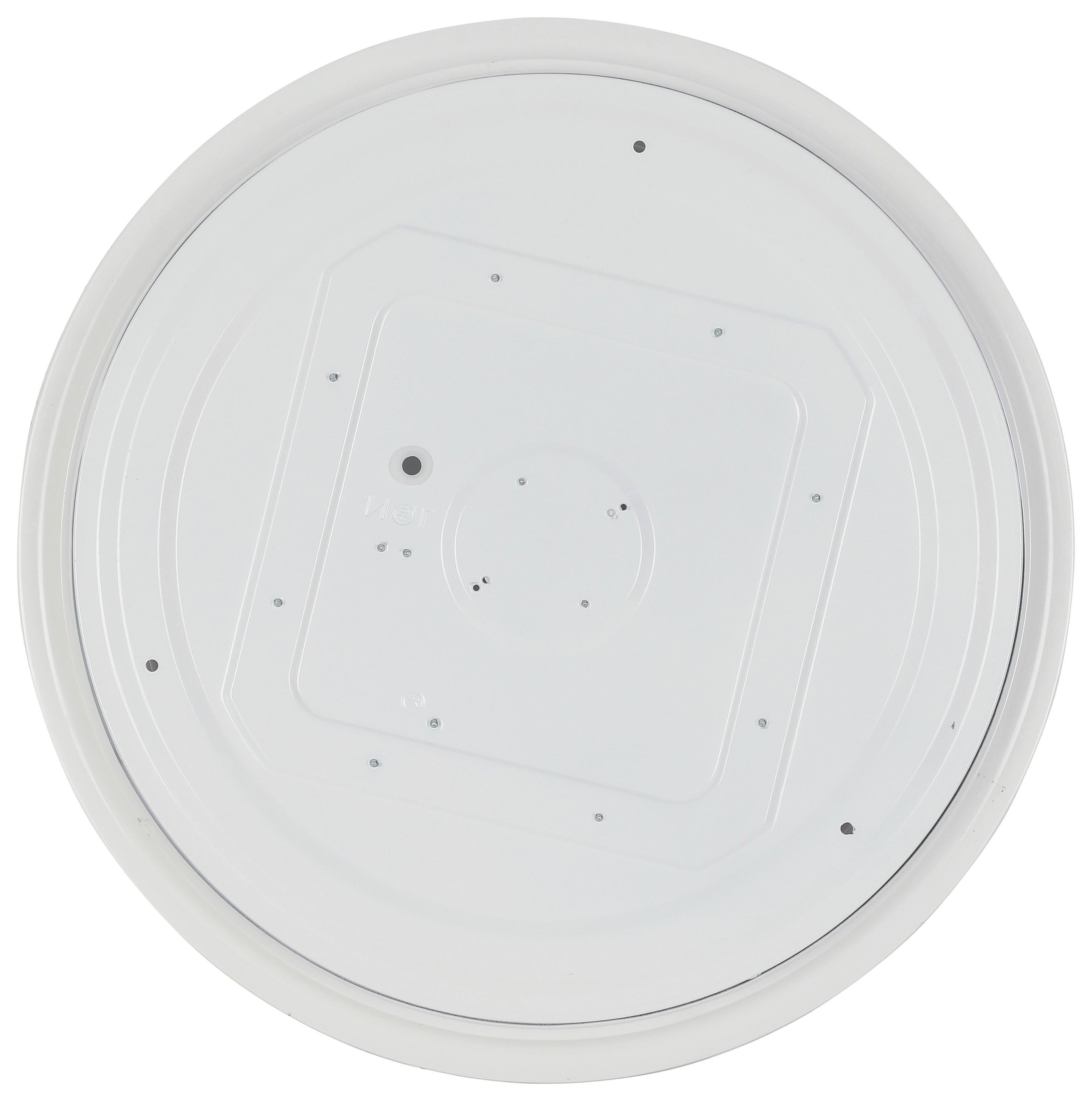 Stropné svietidlo Ozi, P/V: 39/7cm,čierna/biela - priehľadné/čierna, Modern, kov/plast (40/8cm) - Modern Living