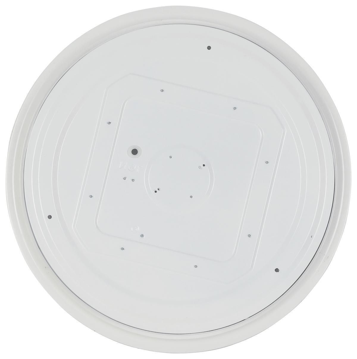 Stropné svietidlo Ozi, P/V: 39/7cm,čierna/biela - priehľadné/čierna, Modern, kov/plast (40/8cm) - Modern Living