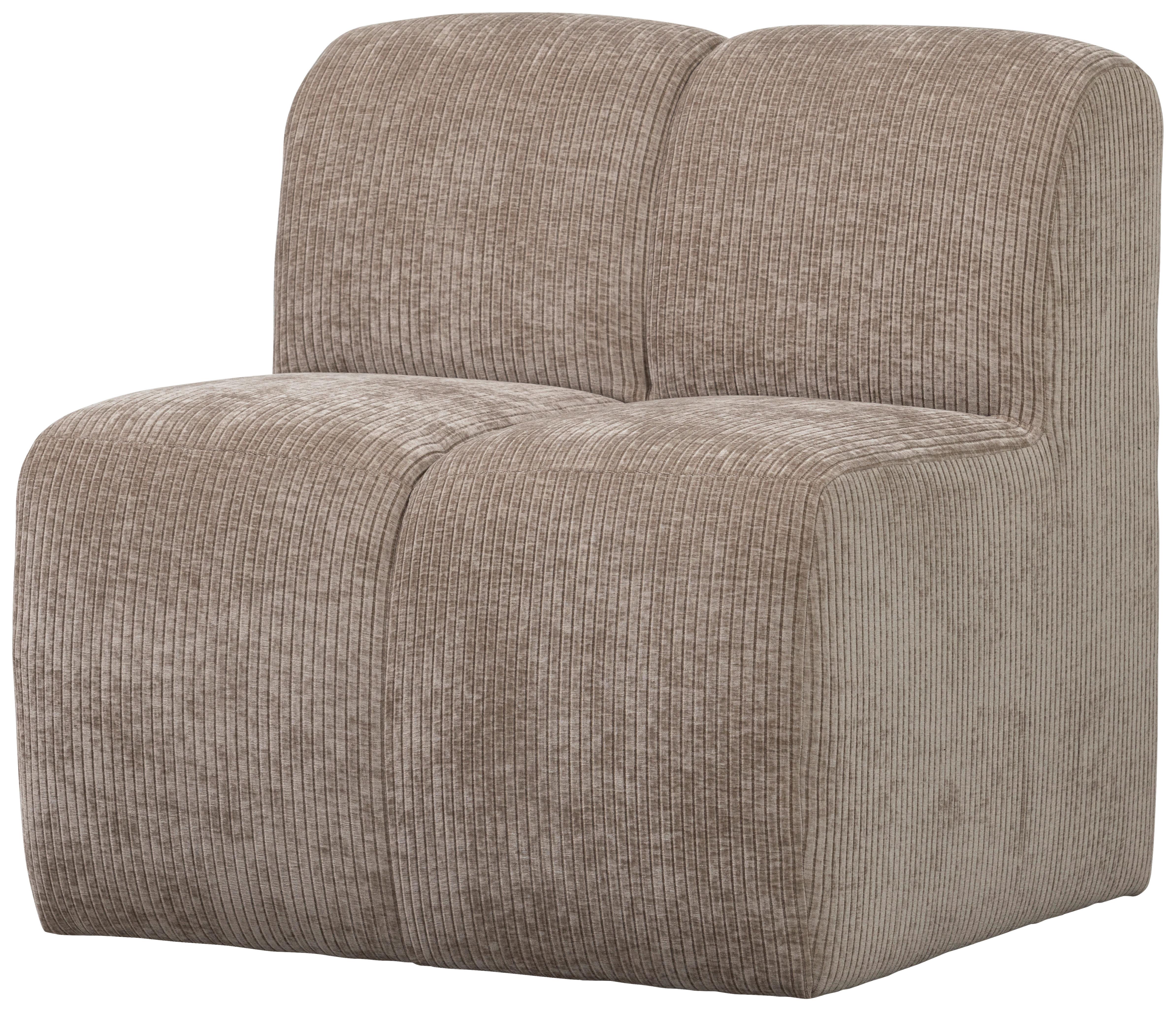 Sitzbankelement Mojo Sandfarben B: 84cm - Sandfarben, MODERN, Textil (84/83/73cm) - Livetastic