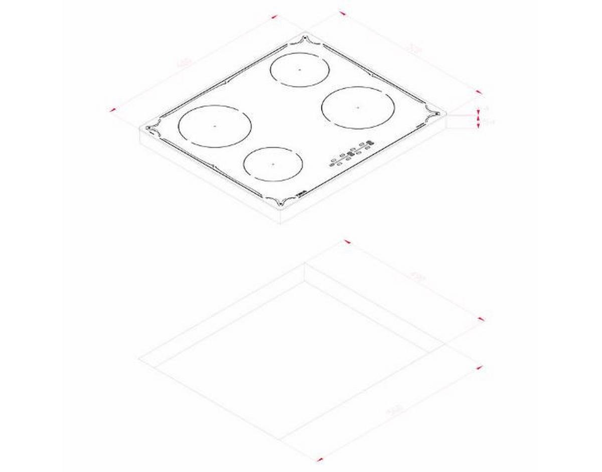 Indukčná varná doska Teka IBR 64040 BK TTC - černá, Basics (60/5/51cm) - Teka