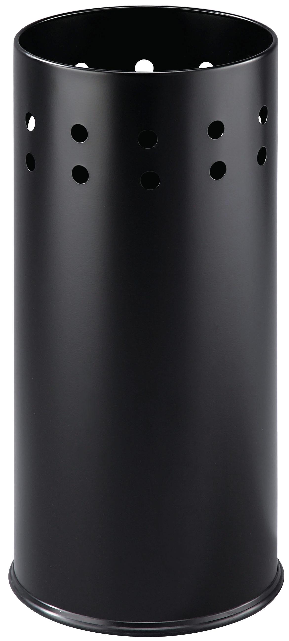 Schirmständer Lonati Schwarz Stahl H: 50 cm - Schwarz, MODERN, Metall (23,5/50cm)