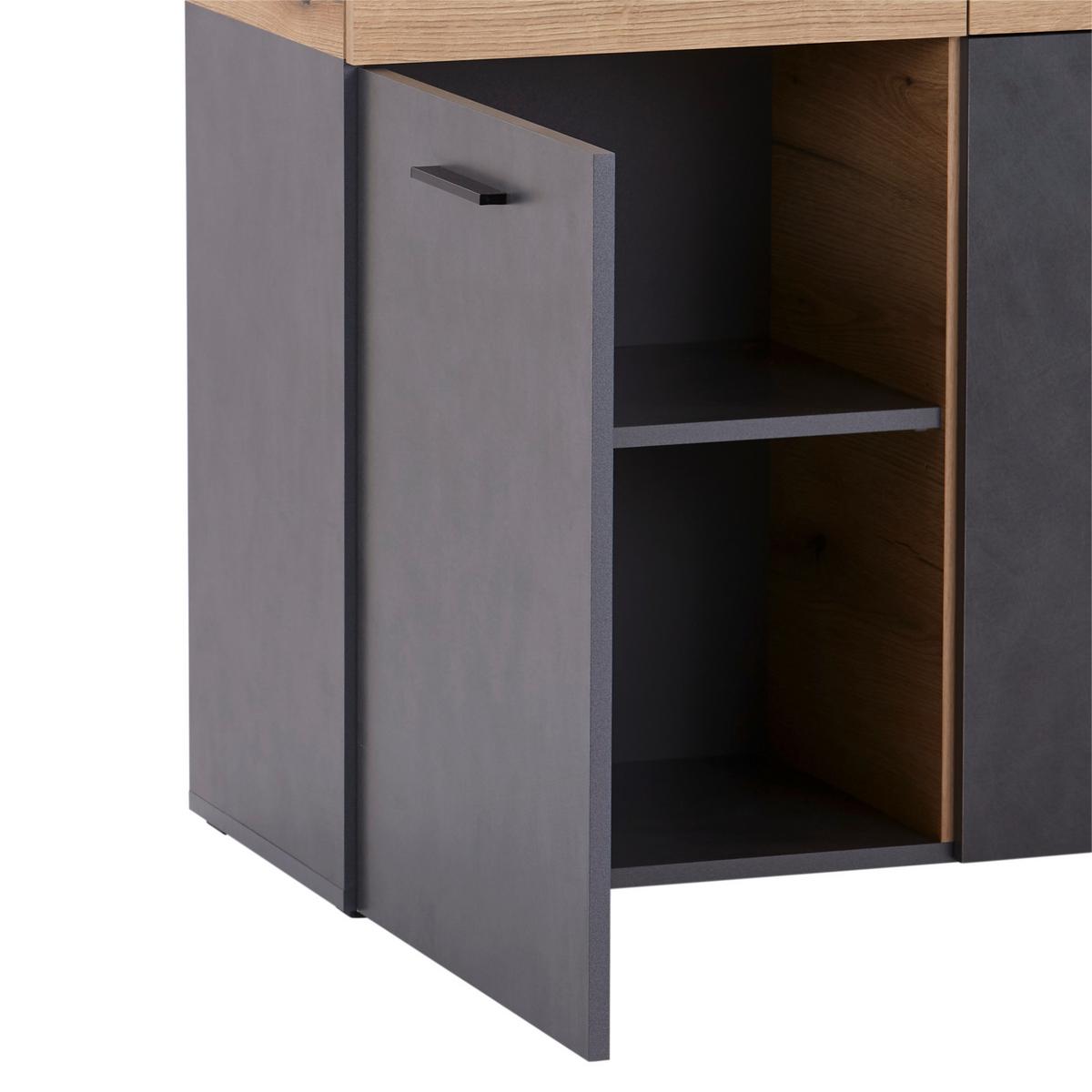 Kommode B: 100 cm Limit Coast Evoke Eiche Dekor/Matera - MODERN, Holzwerkstoff (100/91/40cm) - Ondega