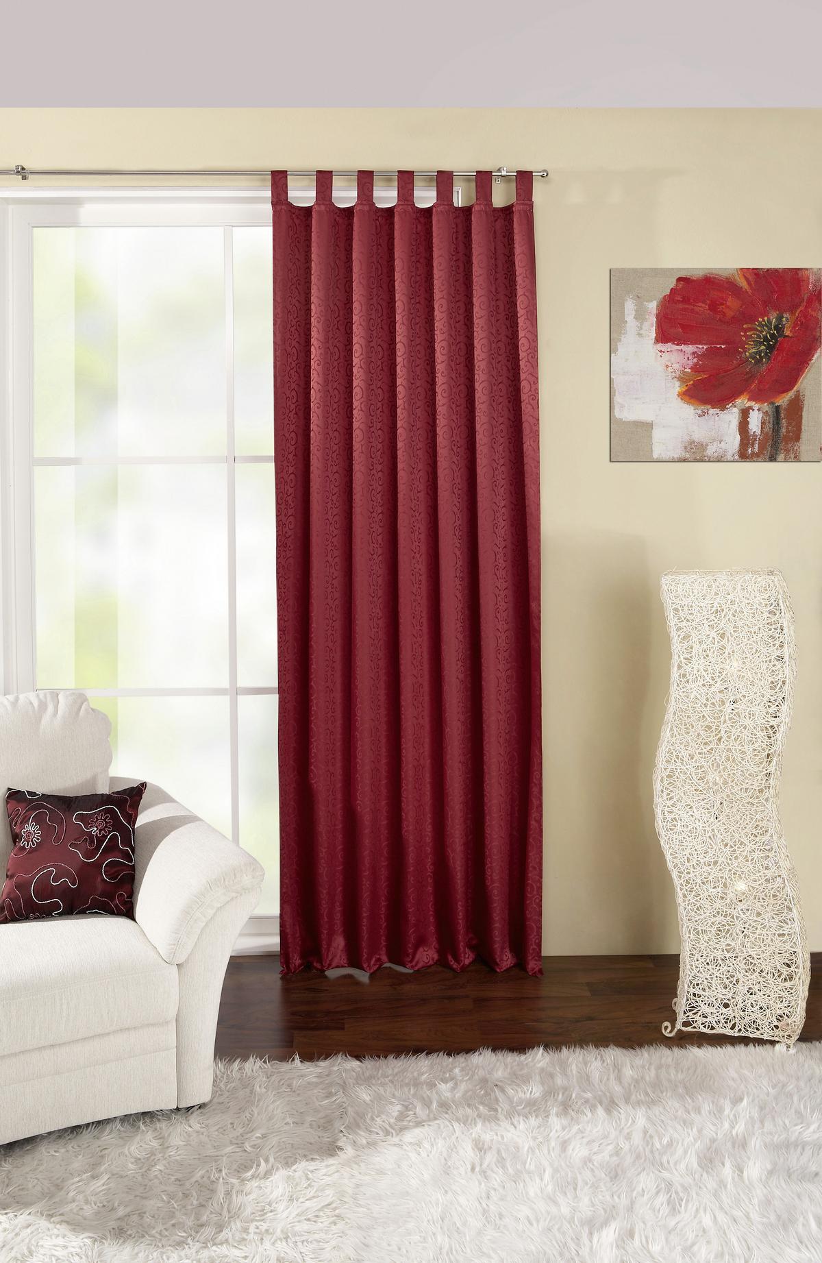 Készfüggöny Curl - sárga/Pezsgő, Konventionell, textil (140/255cm) - Ondega