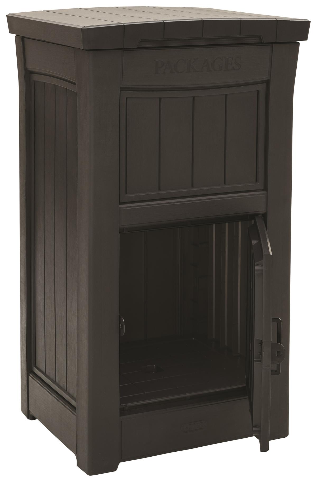 Paketbox Wetterfest Parcel 62x112x53 Cm - Graphitfarben, Basics, Kunststoff (62/112/53cm)