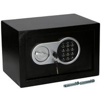 Széf Kb. 30,5/19,5/20cm - fekete, Basics, fém (30,5/19,5/20cm)