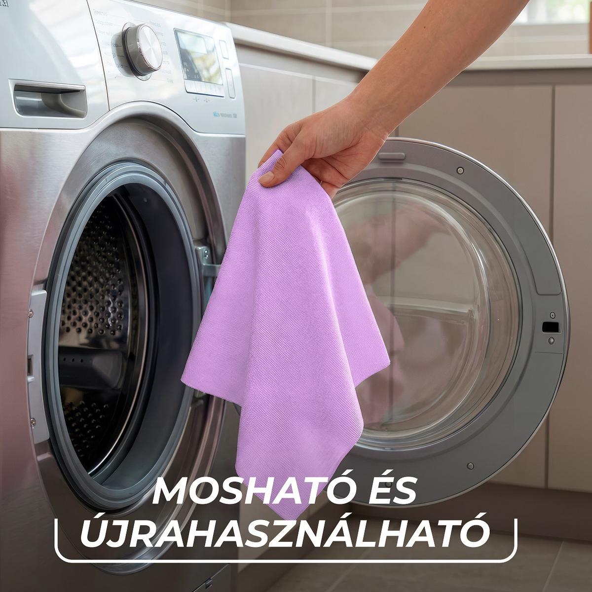 Mikroszálas Konyhai Kendő Vileda Actifibre Pro Kitchen - lila, Basics, műanyag (25/18/0,6cm) - Vileda