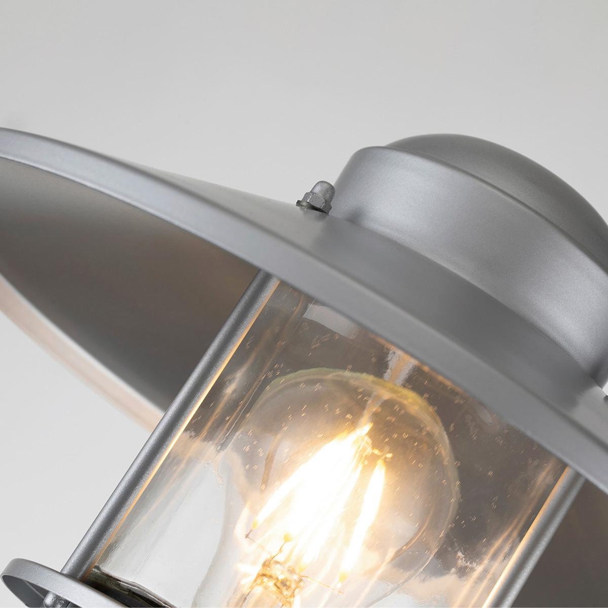 Útjelző Lámpa Klampenborg-Bol-Sil - ezüstszínű, Konventionell, üveg/fém (27.5/101.8cm) - Elstead Lighting