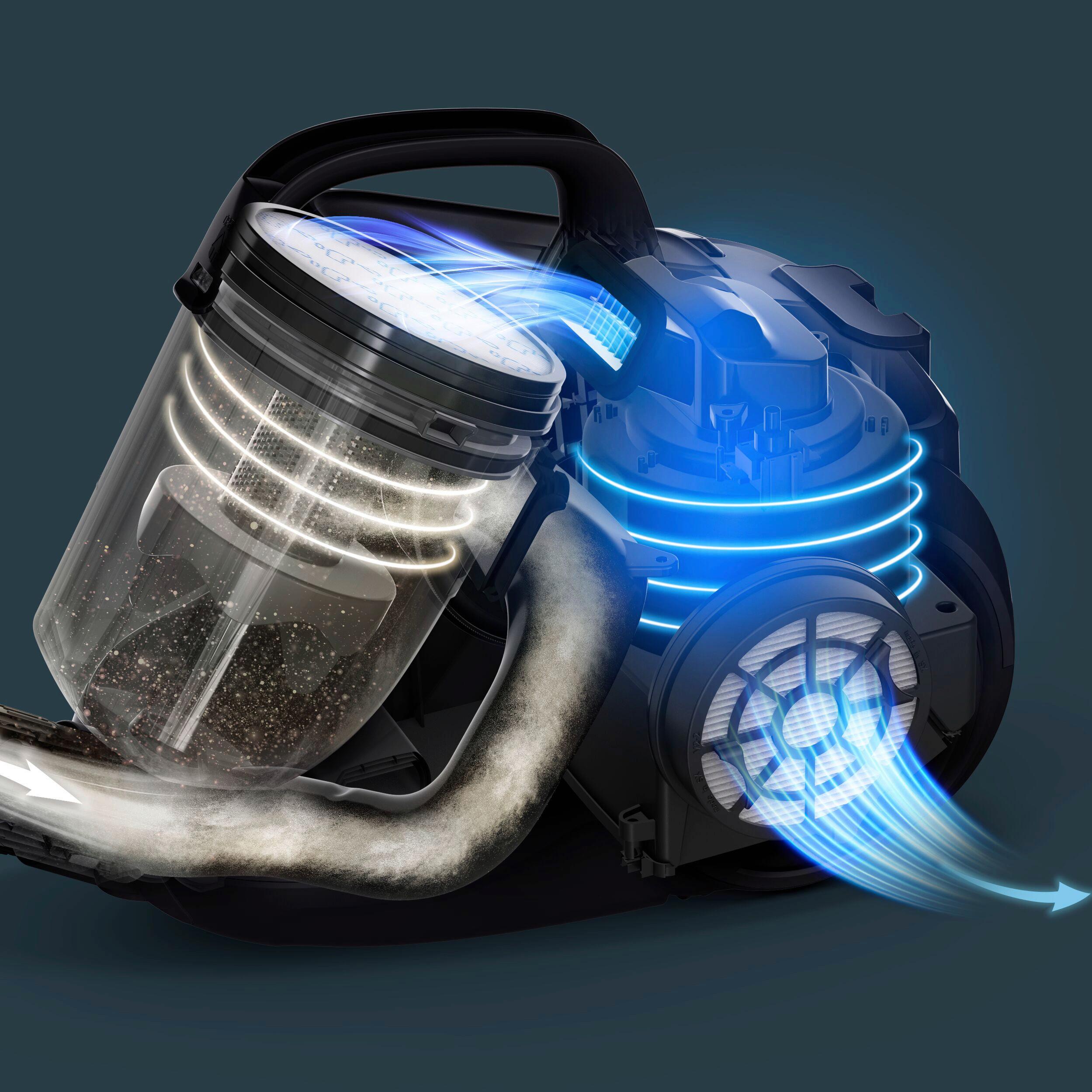 Bodenstaubsauger mit Zyklon-Technologie