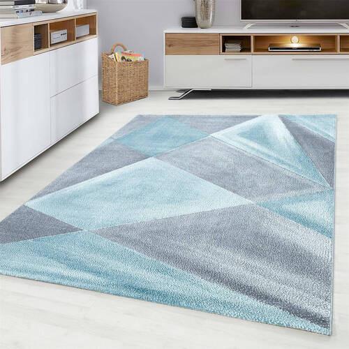 Webteppich Beta - Blau, Basics, Textil (200/290cm) - Novel