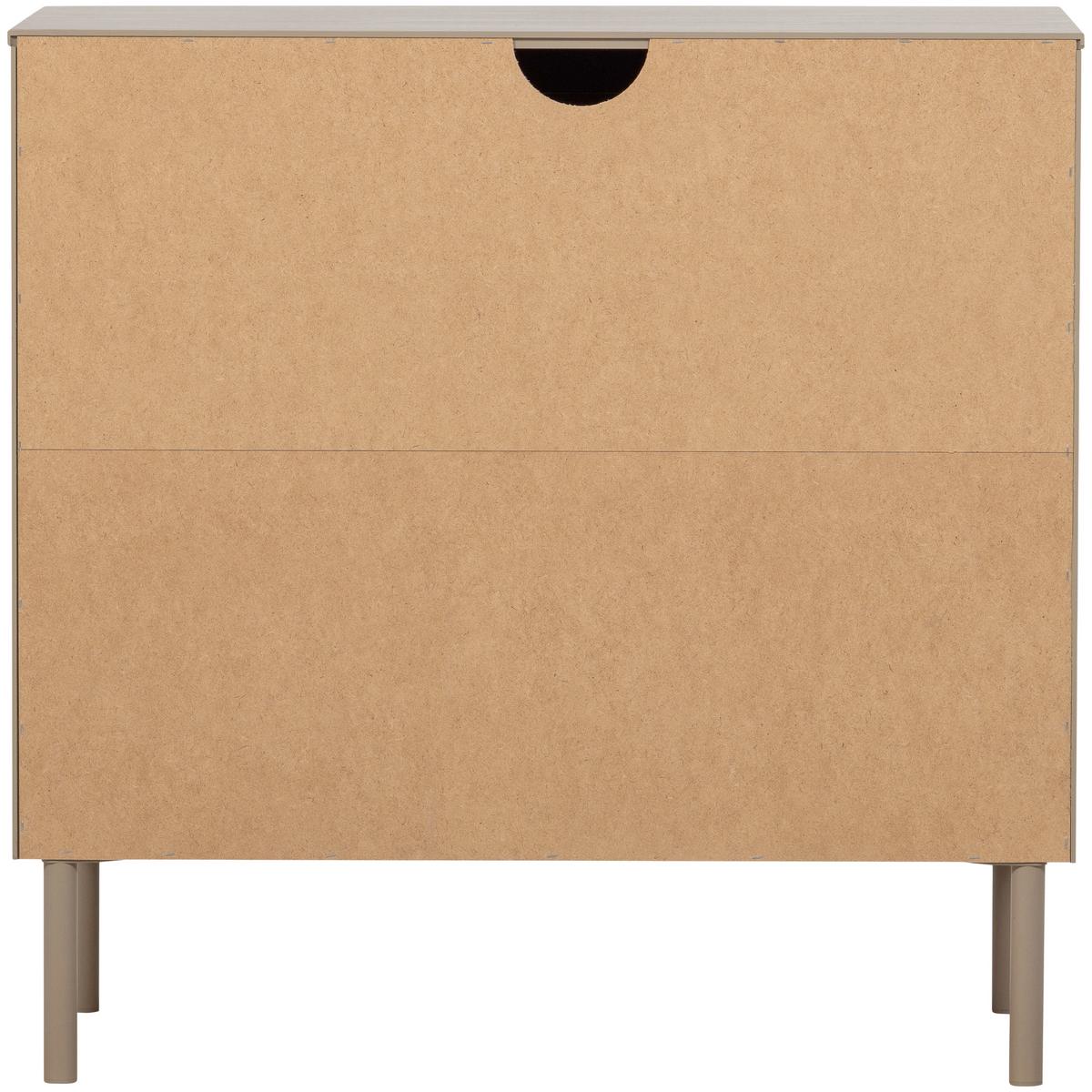 Kommode Gunnar Schlammfarben B: 94 Cm - Schlammfarben/Schwarz, Design, Holz (94/93/52cm) - Livetastic