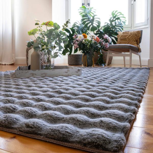 Teppich My Calypso - Taupe, KONVENTIONELL, Textil (60/100cm) - Obsession