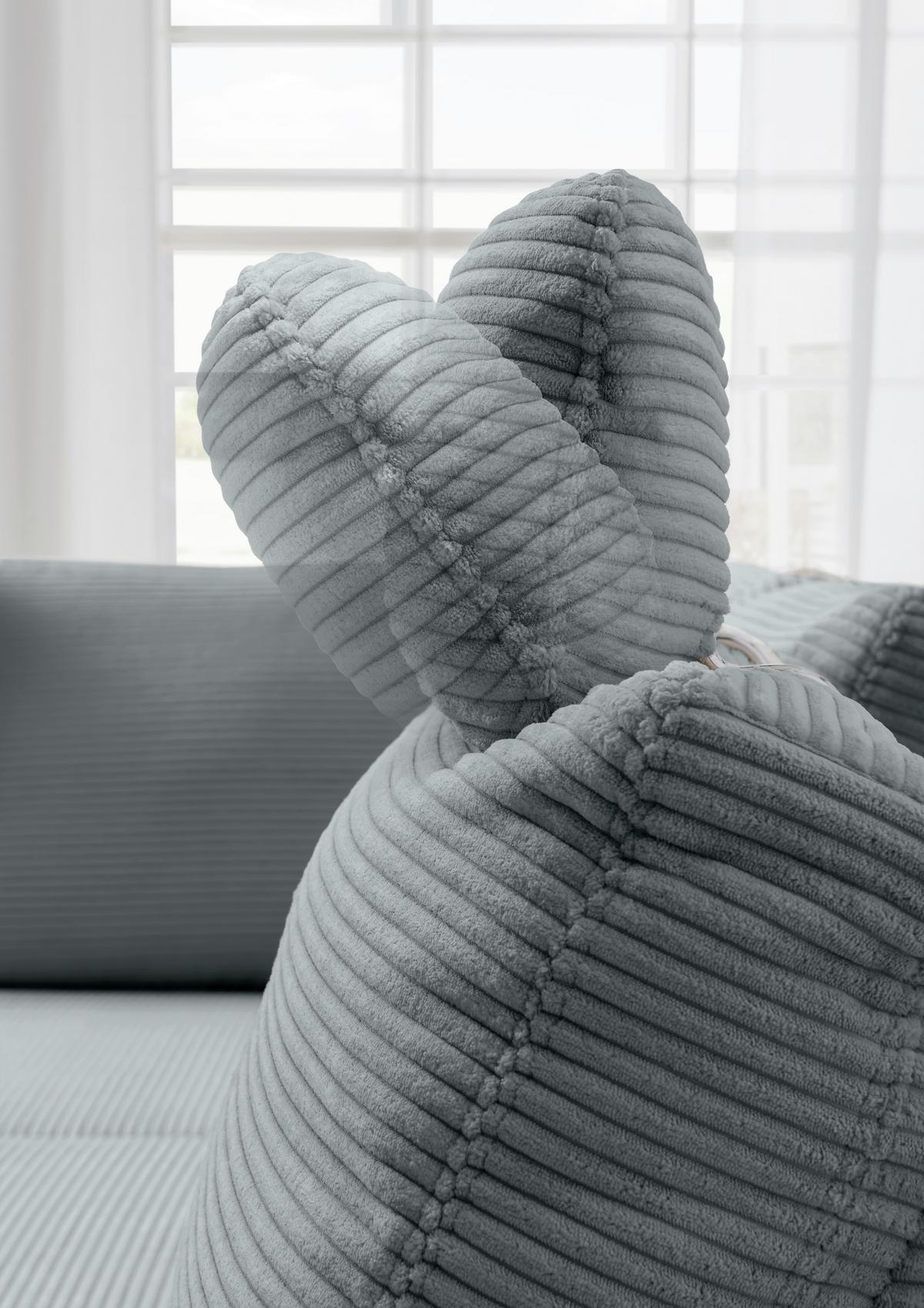 Eckschlafsofa Positano Hellblau S: 261x206 Cm - Wildeiche/Hellblau, MODERN, Textil (261/206cm) - Livetastic