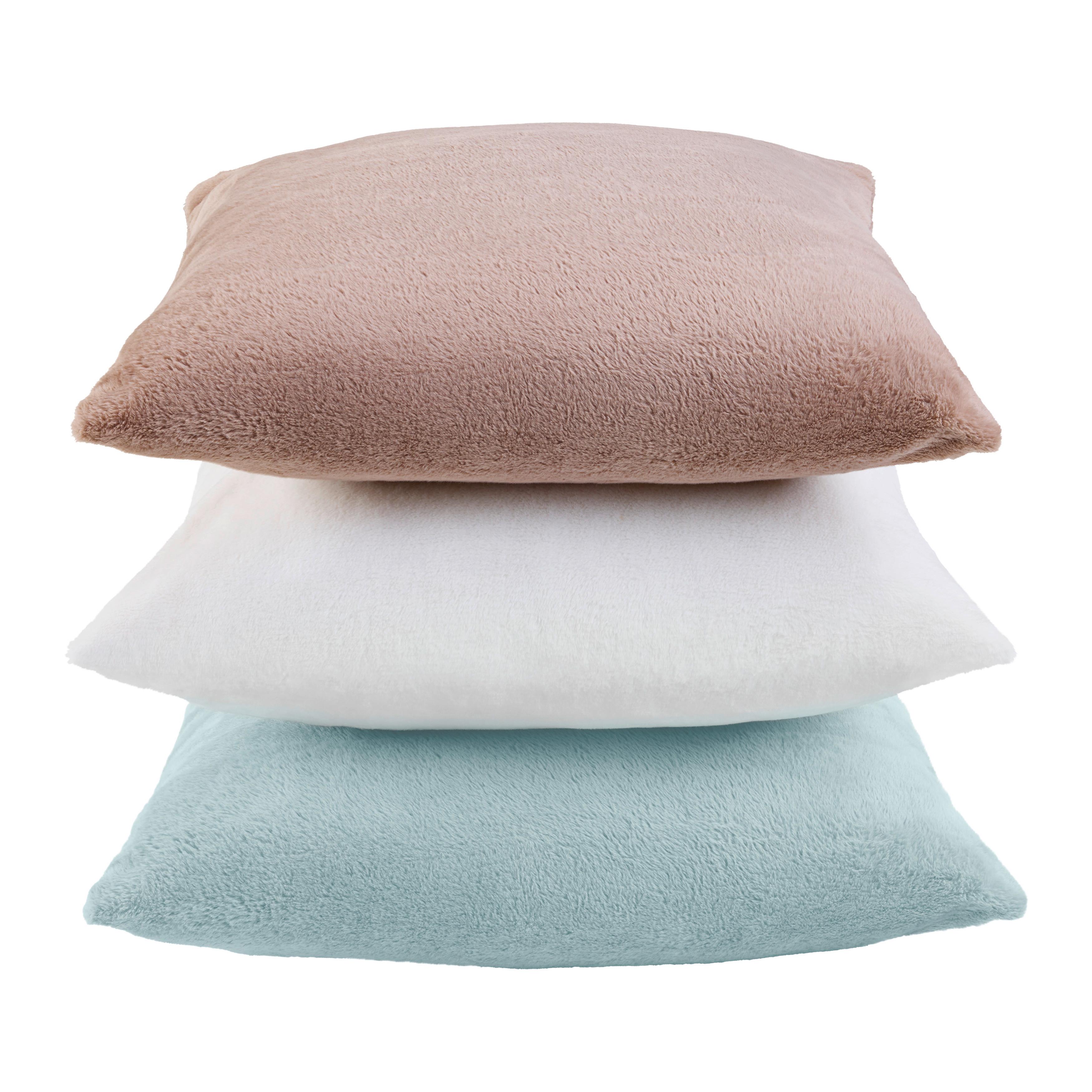 DEKORAČNÍ POLŠTÁŘ MINKI - světle modrá, textil (45/45cm) - Mömax