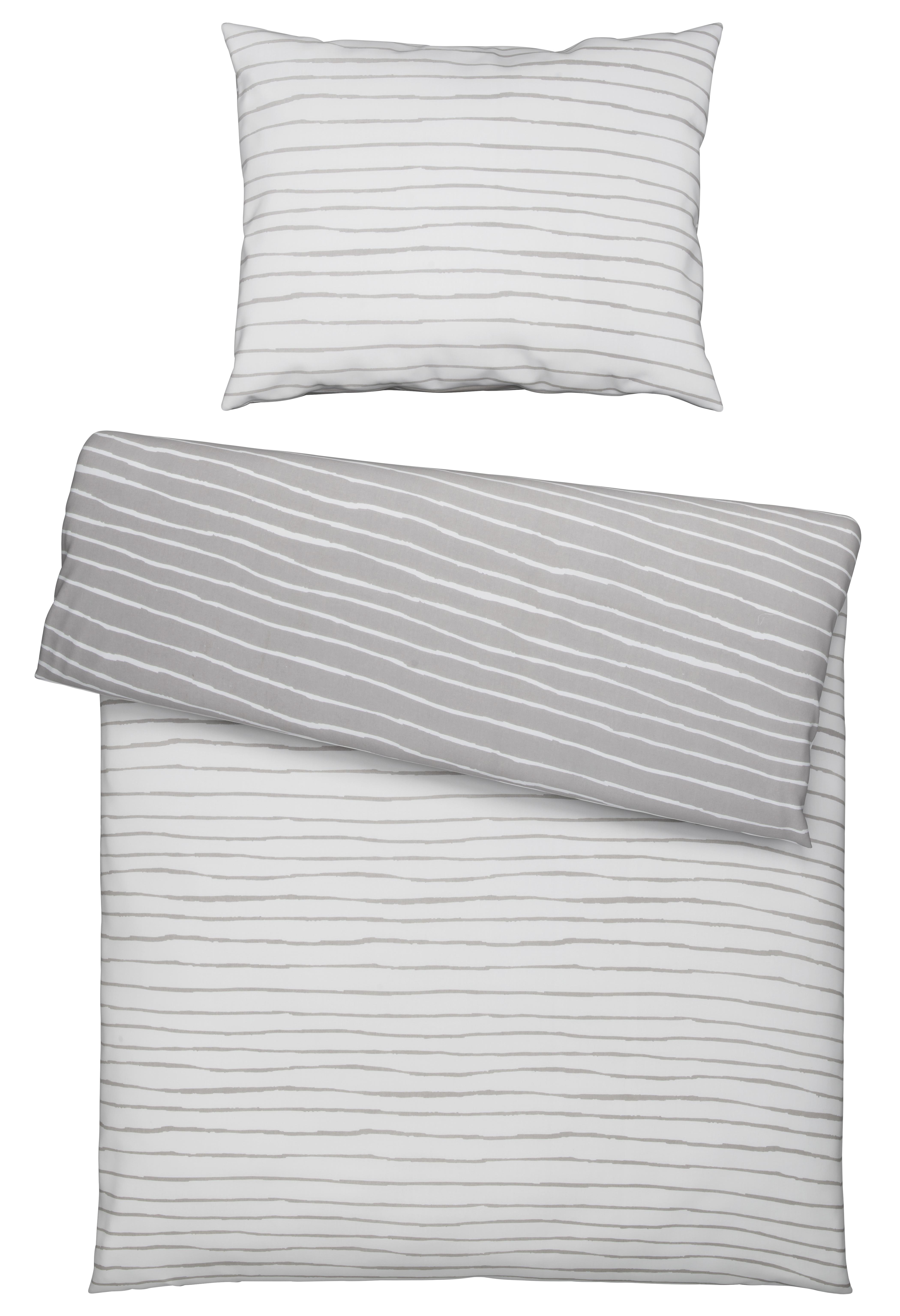 Oboustranné Povlečení Nadja Wende, 140/200cm - bílá/růžová, textil (140/200cm) - Modern Living
