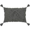 DEKORAČNÍ POLŠTÁŘ Ibiza, 40/60cm, antracitová - šedá, Moderní, textil (40/60cm) - Premium Living