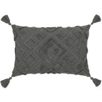DEKORAČNÝ VANKÚŠ Ibiza, 40/60cm, antracitová - sivá, Modern, textil (40/60cm) - Premium Living