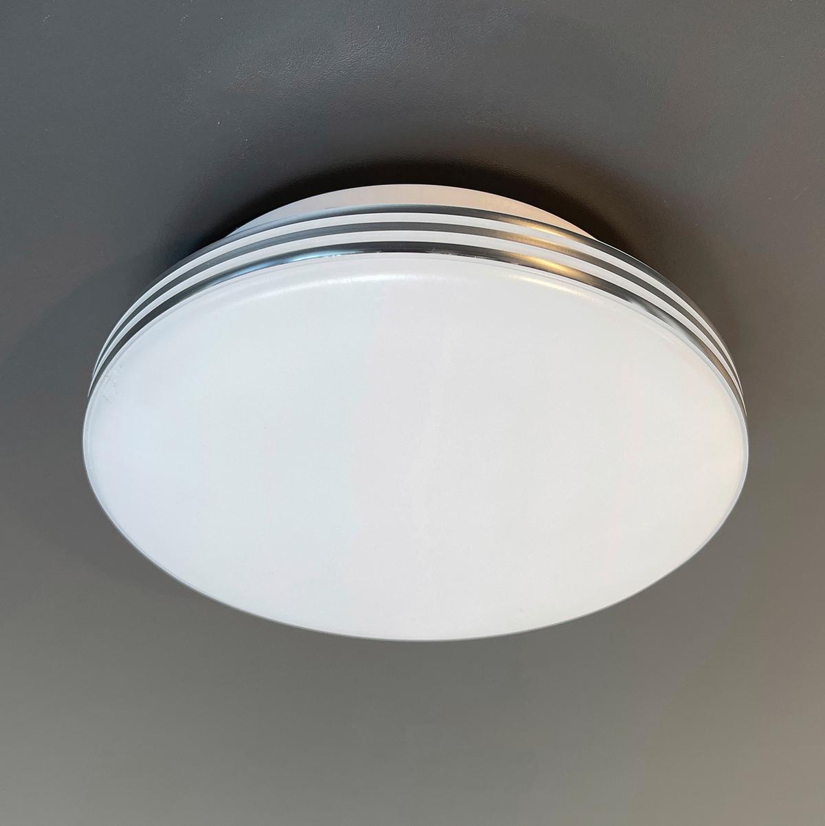 LED-Deckenleuchte 21116 Faro - Weiß, KONVENTIONELL, Glas (16cm) - Fischer & Honsel