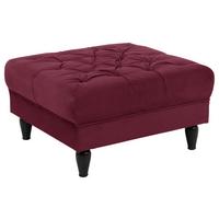 Hocker Cupido - Rot/Schwarz, Design, Textil (82/44/82cm) - MID.YOU