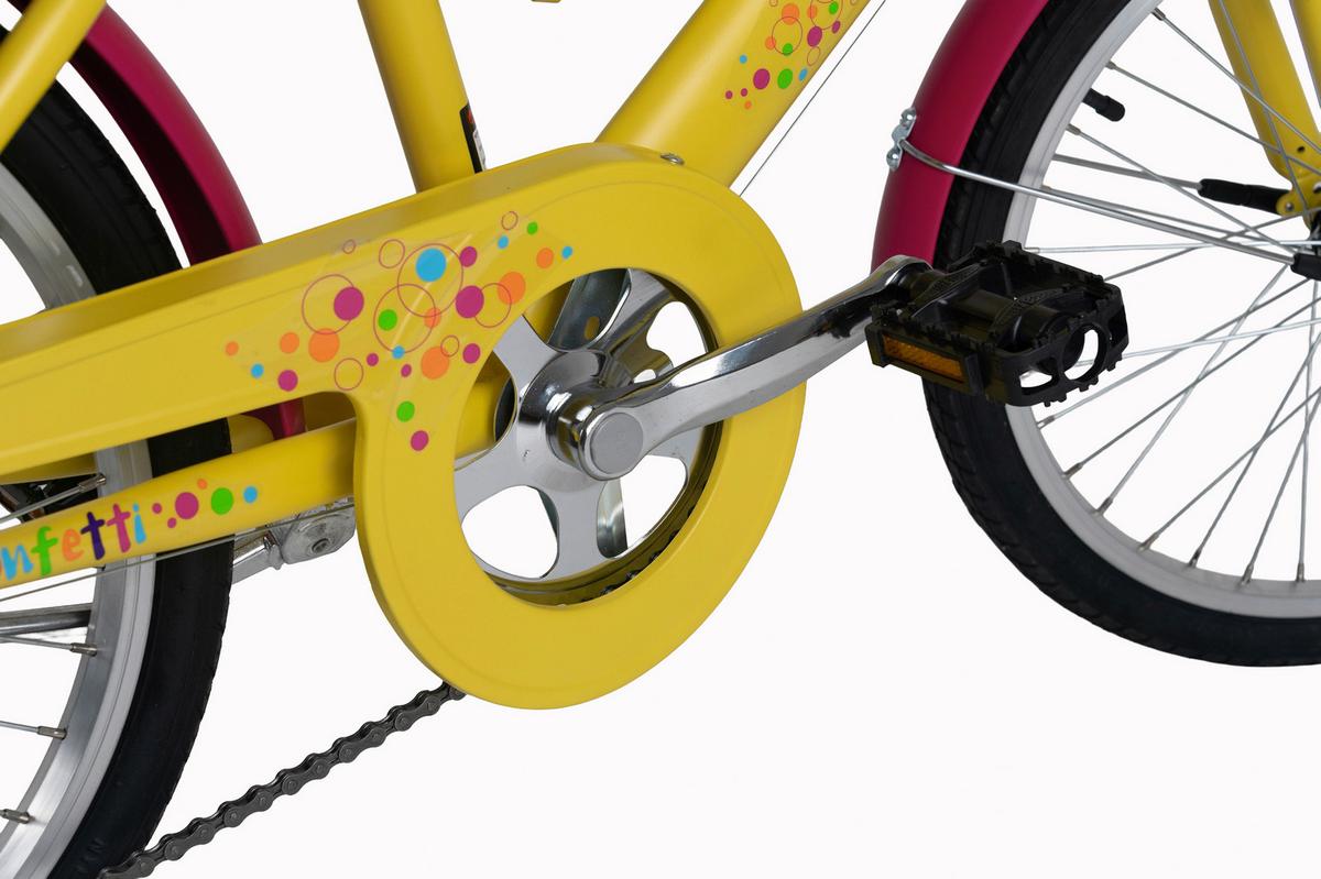 Kinderfahrrad 20 Zoll DaCapo gelb - Gelb, Basics, Metall (25/140/60cm)