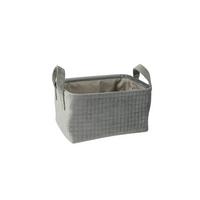 Korb Nina - S - Grau, Basics, Kunststoff/Textil (30/21/16cm) - James Wood