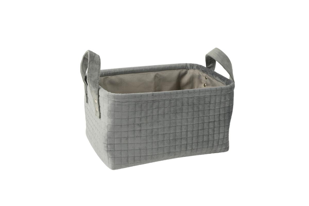 Korb Nina - S - Grau, Basics, Kunststoff/Textil (30/21/16cm) - James Wood