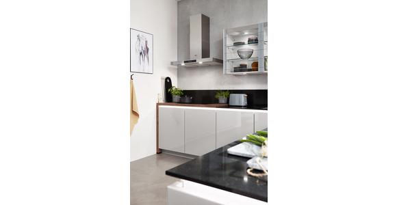 Einbauküche Luxor Frei Planbar Modern, grifflos - Schwarz/Grau, MODERN, Holzwerkstoff - Vertico