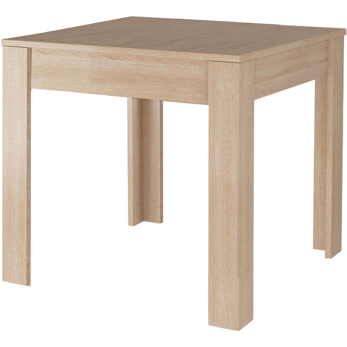 Esstisch Lynn Eiche Dekor B: 80cm - Eichefarben, Design, Holzwerkstoff (80/75/80cm) - MID.YOU