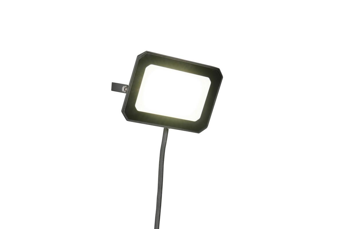 AUßENWANDLEUCHTE 4000K, kaltweiß - Schwarz/Weiß, Design, Glas/Metall (10/14,5/11cm)