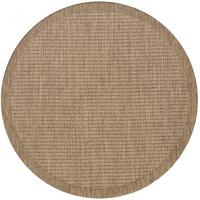 Outdoor-Teppich Giza Braun 160 cm, In- & Outdoor - Braun, Basics, Textil (160cm) - Novel