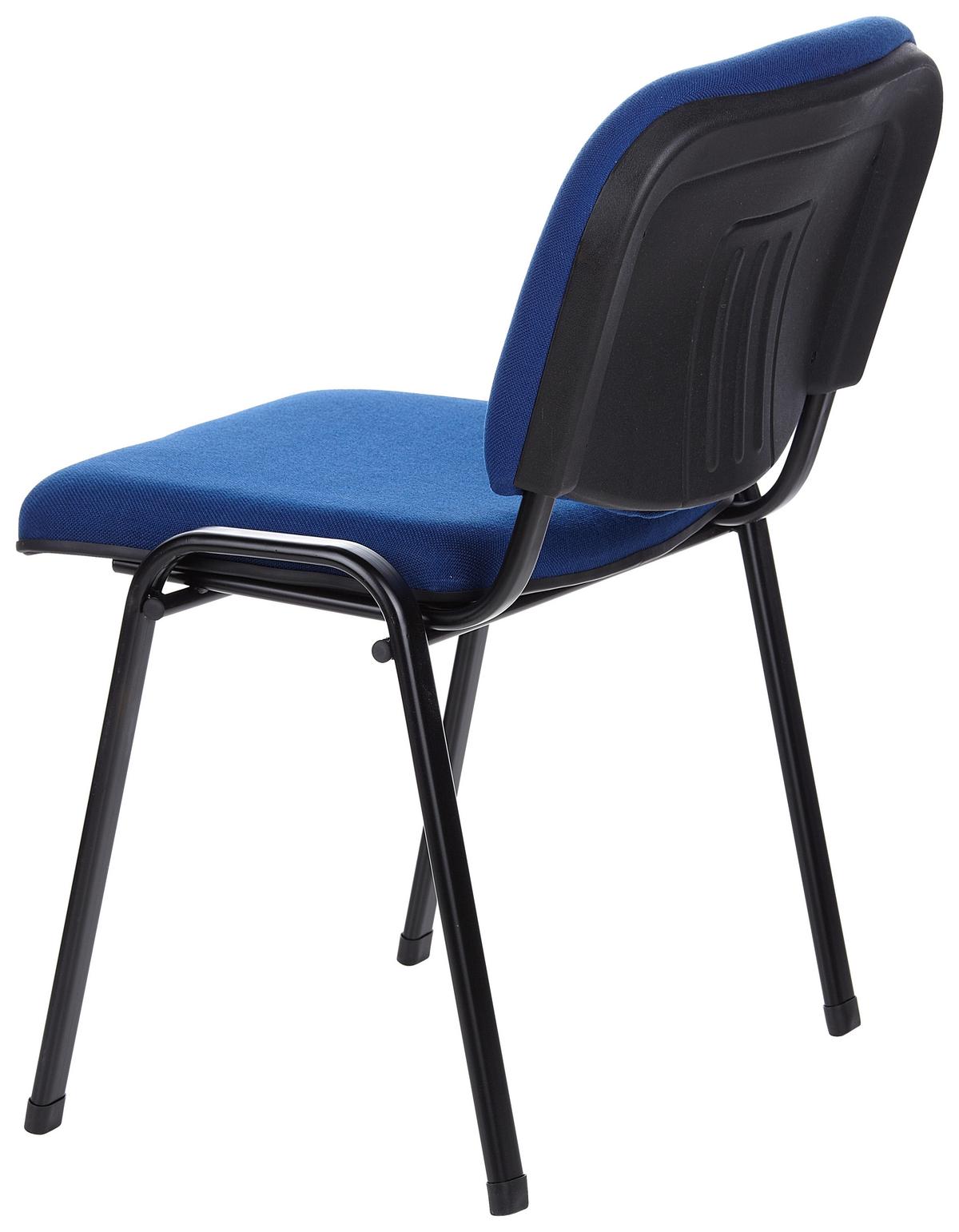 Besucherstuhl Xt 600 - Blau/Schwarz, Basics, Textil/Metall (58/84/48cm) - MID.YOU
