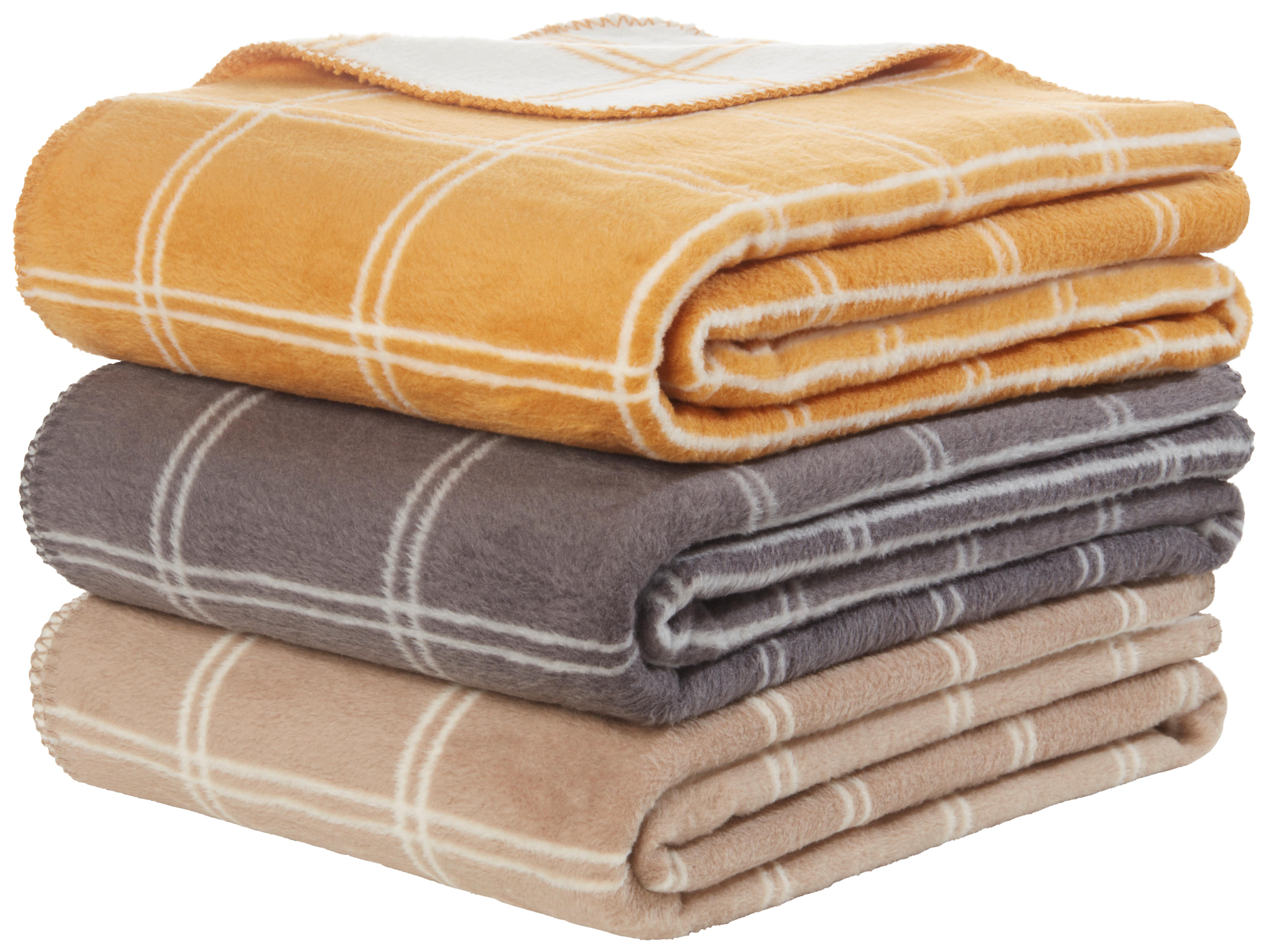 Deka Karola, 150/200cm - žltá/béžová, Romantický / Vidiecky, textil (150/200cm) - Modern Living